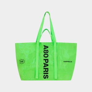 A80 PARIS CREW TOTE BAG L’ORIGINAL GREEN